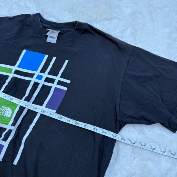 The North Face Graphic Short Sleeve T-Shirt Black Vintage Retro Look Men's XL - Picture 8 of 9
